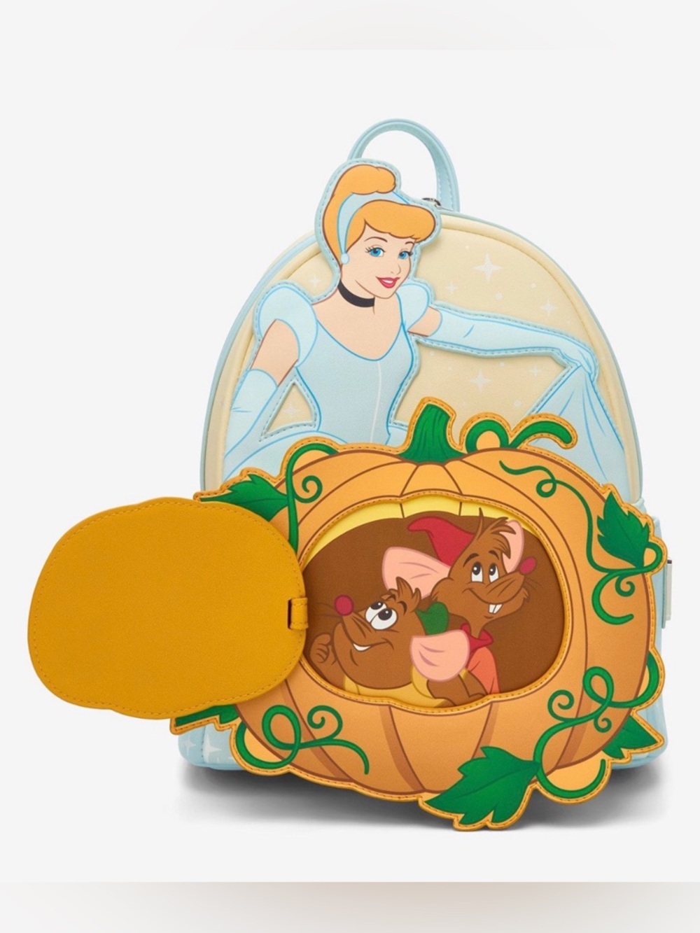 Loungefly Disney Cinderella Ballgown Pumpkin Backpack NWT